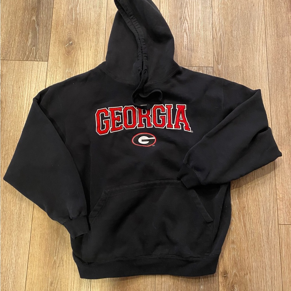 University of Georgia Bulldogs Hoodie - Campus Drive - Stitched Logo Size Medium - Picture 2 of 7
